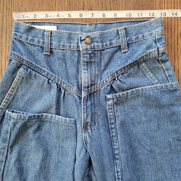 Vintage Smacs 70's-80's Medium Wash Jeans Made in USA Size Girl's 14 Regular - Picture 5 of 11